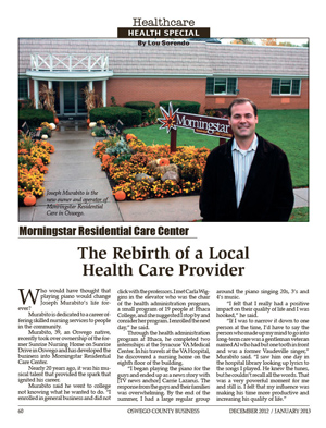 Oswego County Business Magazine - Article on Morningstar